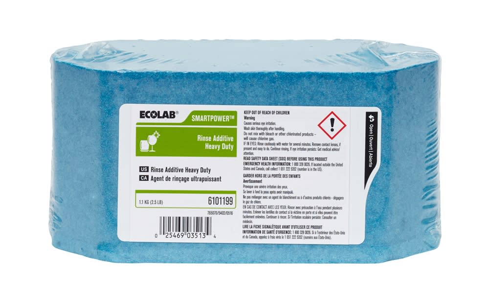 GuestSupply US | Ecolab® SMARTPOWER Rinse Additive Heavy Duty, 2.5